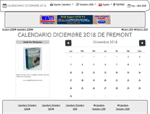 Tablet Screenshot of calendario-diciembre.com